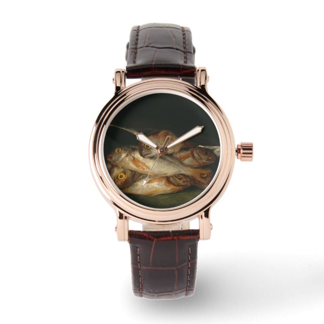 Golden Bream Fish (Still Life) (Francisco de Goya) Watch (Front)