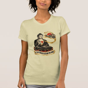 Golden Breath Returns Home Zen Women’s Slim Fit Te T-Shirt