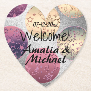 Golden bronze gradient textured blush colour  paper coaster