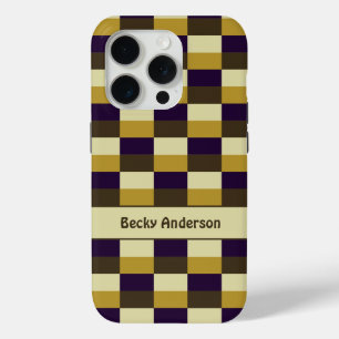Golden Brown Colour Combination iPhone 15 Pro Case