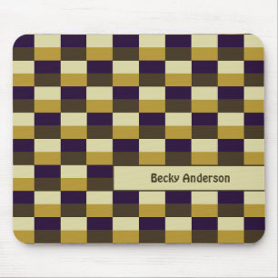 Golden Brown Colour Combination Mouse Mat