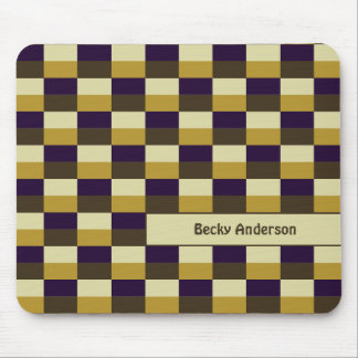 Golden Brown Colour Combination Mouse Mat