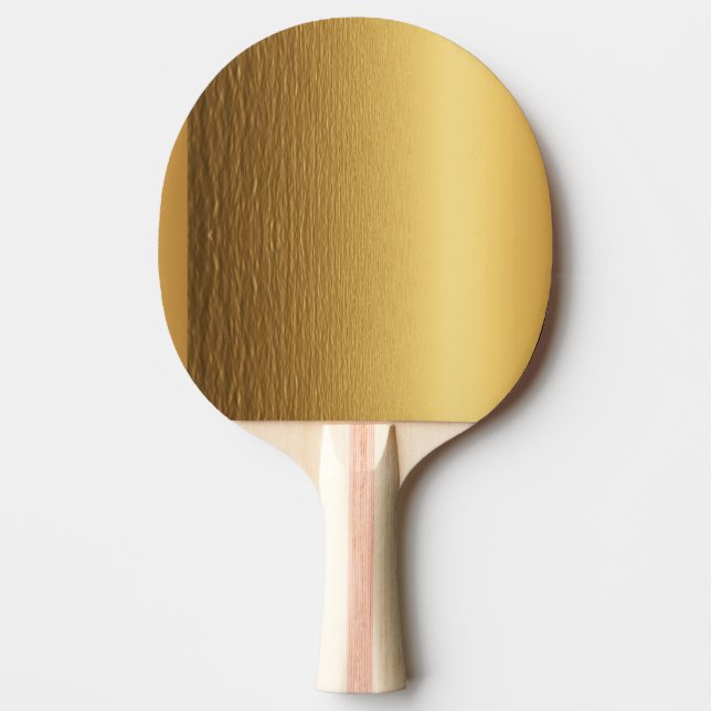 Golden Brown Ping Pong Paddle (Front)