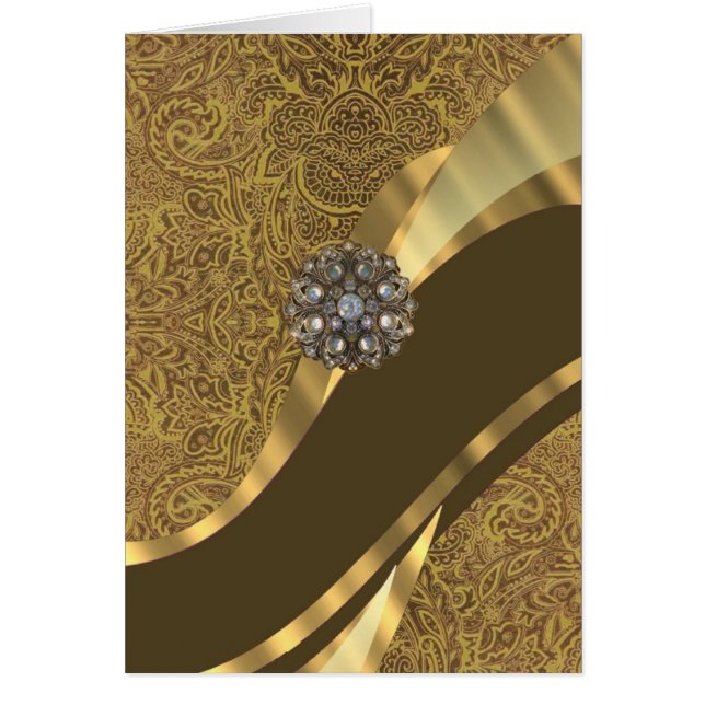 Golden brown swirl pattern (Front)