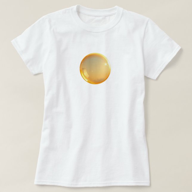Golden Bubble Women's Basic T-Shirt (Design Front)