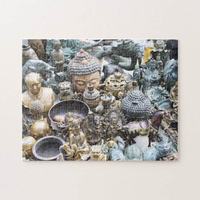 Golden Buddahs Photo Puzzle (Horizontal)
