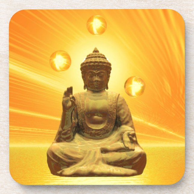 Golden Buddha Coaster (Front)