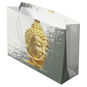golden buddha large gift bag