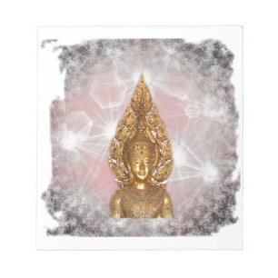 golden buddha notepad