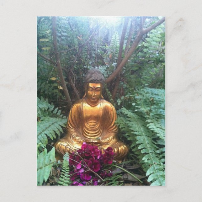 Golden buddha postcard (Front)