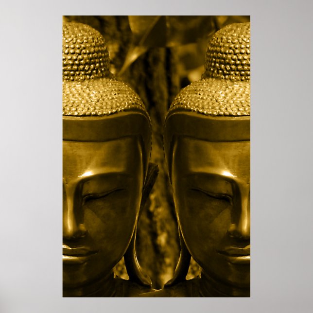 Golden Buddha Poster Print (Front)