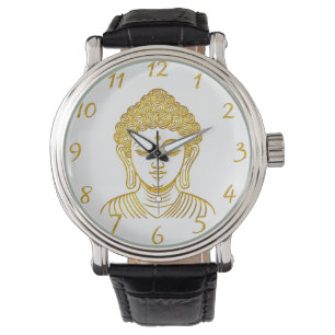 Golden Buddha Statue in Calm Setting Watch