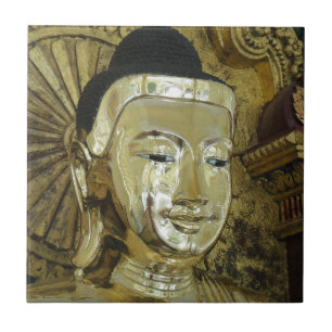 Golden Buddha Statue Inspirational Love Tile