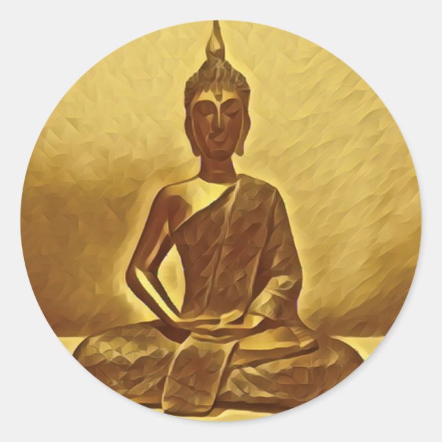 Golden Buddha stickers (Front)