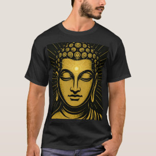 Golden Buddha Third Eye T-Shirt   Spiritual Awaken