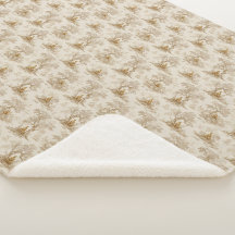 Golden Buddha Toile de Jouy Classic Pattern