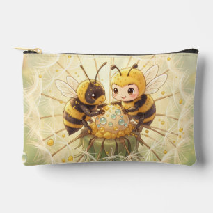 Golden Bumblebee in Bloom Dance.5 Accessory Pouch