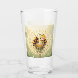 Golden Bumblebee in Bloom Dance.5 Glass