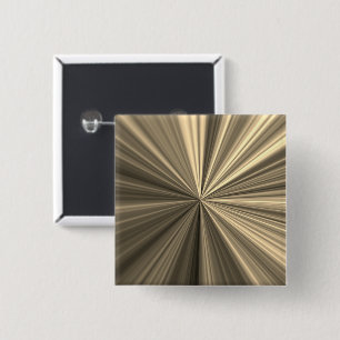 Golden Burst 15 Cm Square Badge