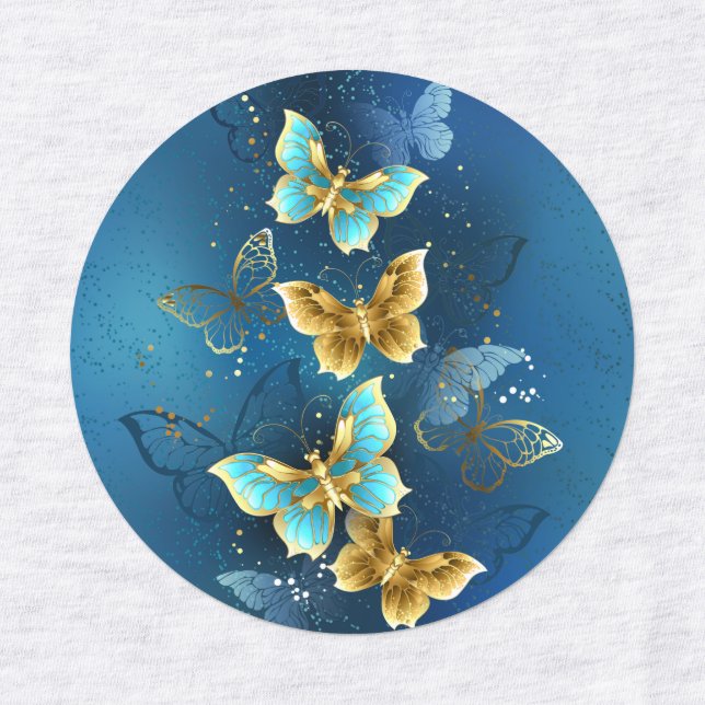Golden butterflies (Design 1)