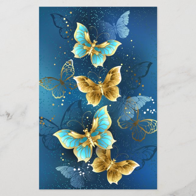 Golden butterflies (Front)