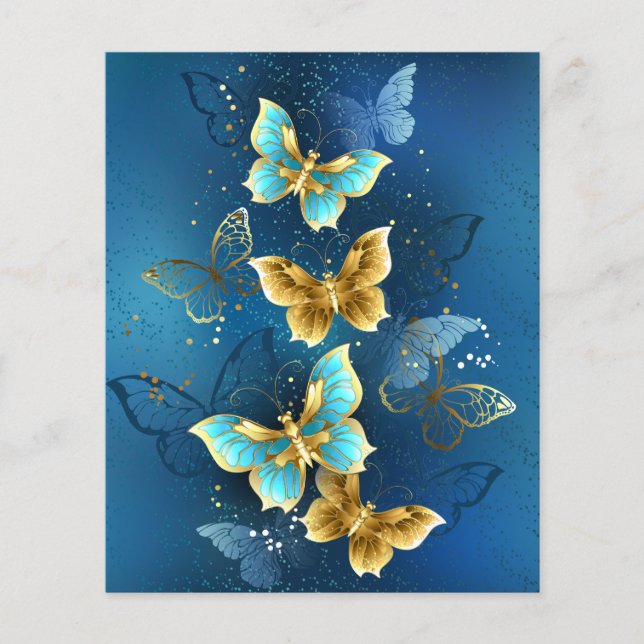 Golden butterflies (Front)
