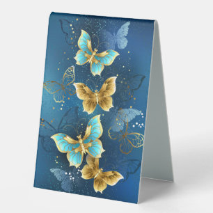 Golden butterflies
