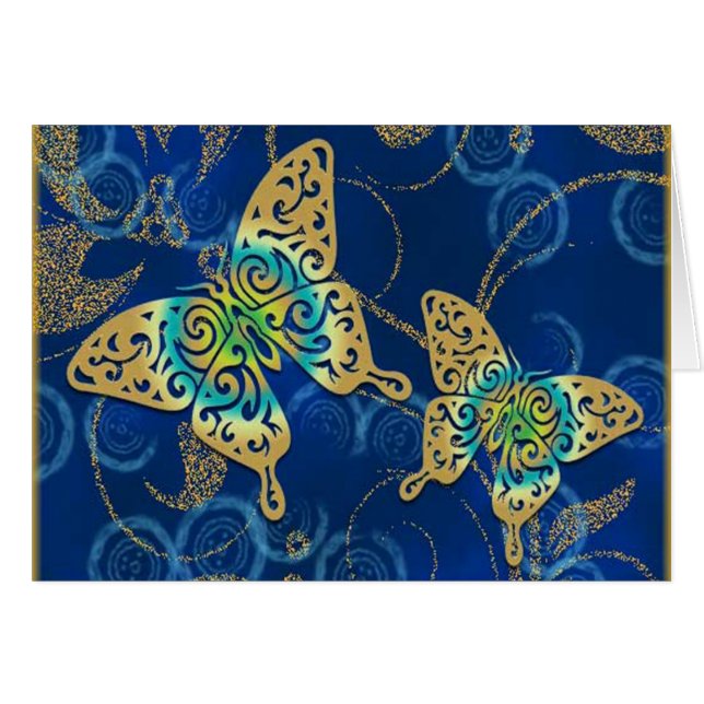 Golden Butterflies (Front Horizontal)