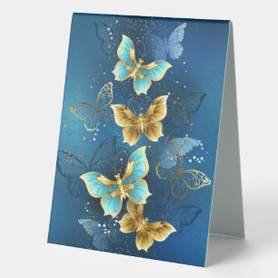 Golden butterflies