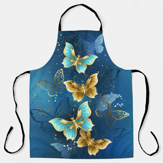 Golden butterflies apron (Front)