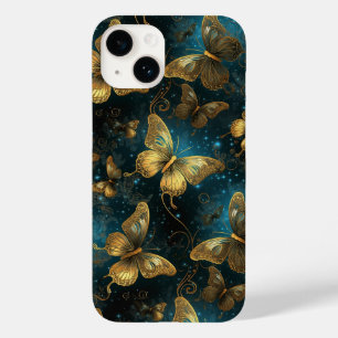 Golden Butterflies Barely There iPhone 14 Case