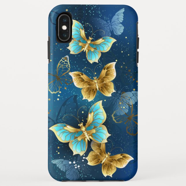 Golden butterflies Case-Mate iPhone case (Back)