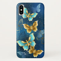 Golden butterflies