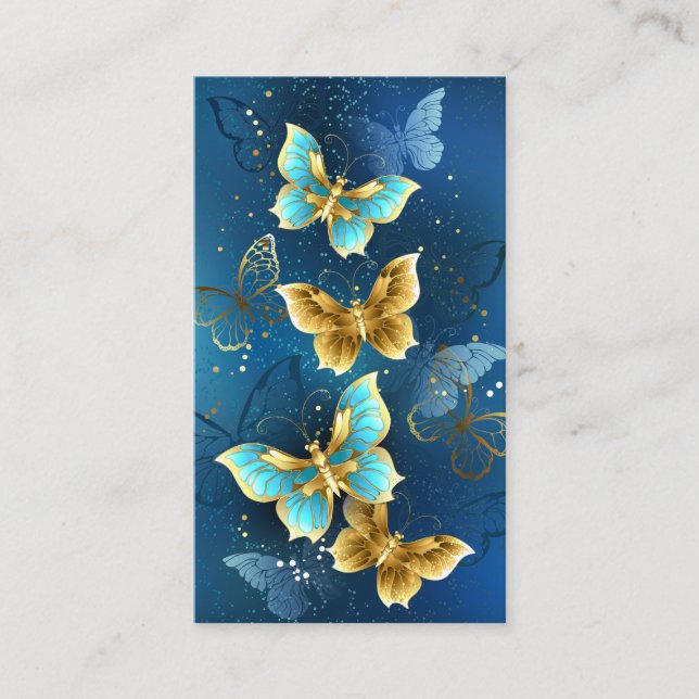Golden butterflies discount card (Front)