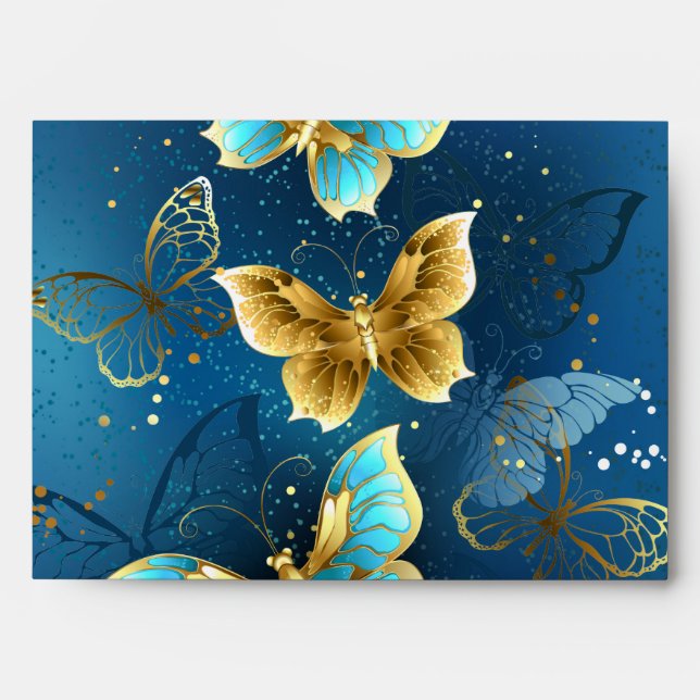 Golden butterflies envelope (Front)