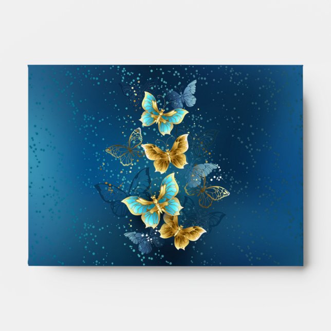 Golden butterflies envelope (Front)