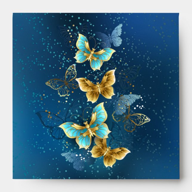 Golden butterflies envelope (Front)