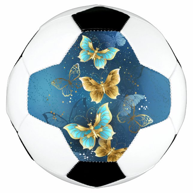 Golden butterflies football (Front)