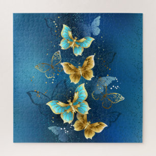 Golden butterflies jigsaw puzzle