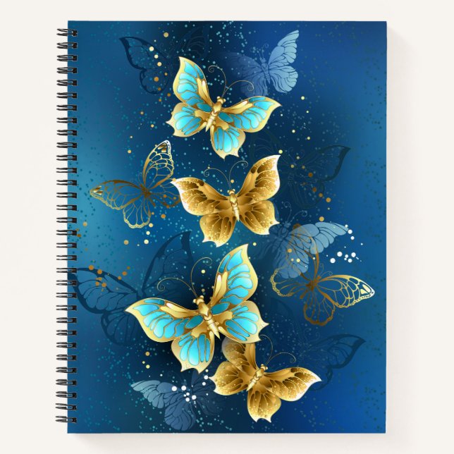 Golden butterflies notebook (Front)