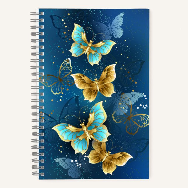 Golden butterflies notebook (Front)