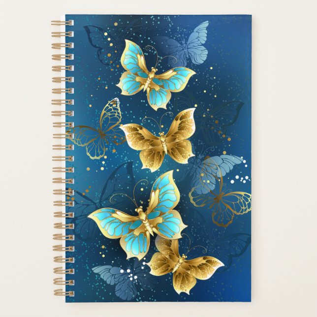 Golden butterflies planner (Front)