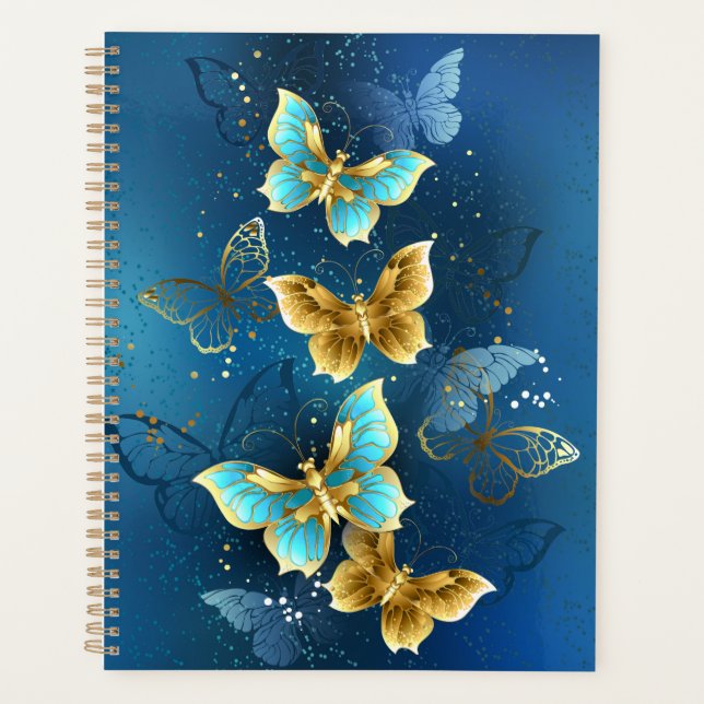 Golden butterflies planner (Front)