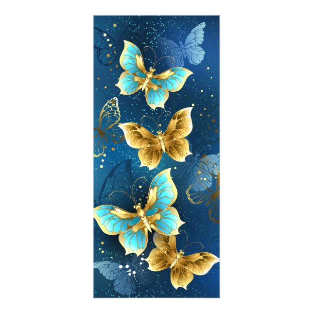 Golden butterflies rack card (Front)