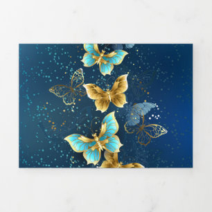 Golden butterflies Tri-Fold announcement