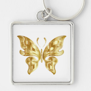 GOLDEN BUTTERFLY KEY RING