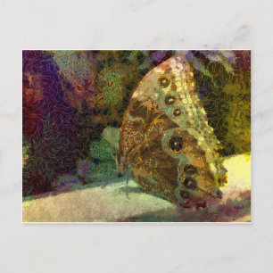 Golden Butterfly, Klimt, art, butterfly art Postcard