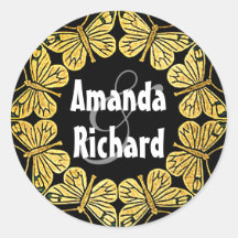 Golden Butterfly Large Wedding