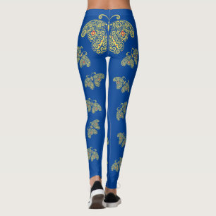 Golden Butterfly Leggings