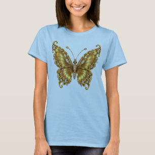 Golden Butterfly – Luxury Beauty & Transformation T-Shirt
